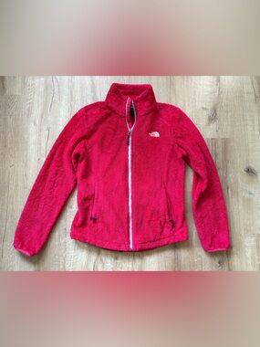 The North Face Red Fuzzy Jacket Women’s
